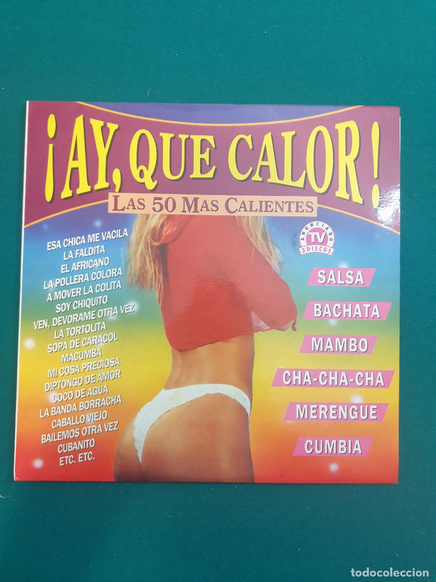 Discos de vinilo: AY, QUE CALOR LAS 50 MAS CALIENTES - Foto 1