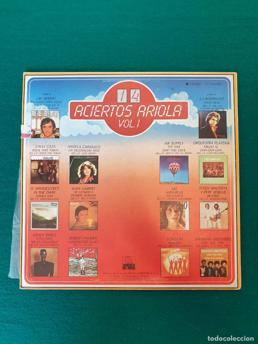 Discos de vinilo: 14 Aciertos Ariola Vol. 1 - Foto 2