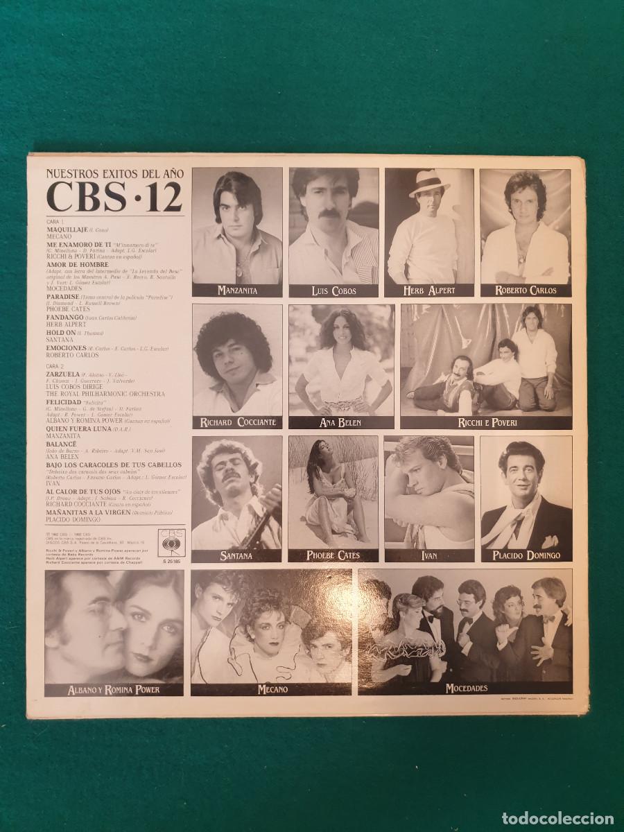 Discos de vinilo: CBS 12 Nuestros Exitos Del A&ntilde;o - Foto 2