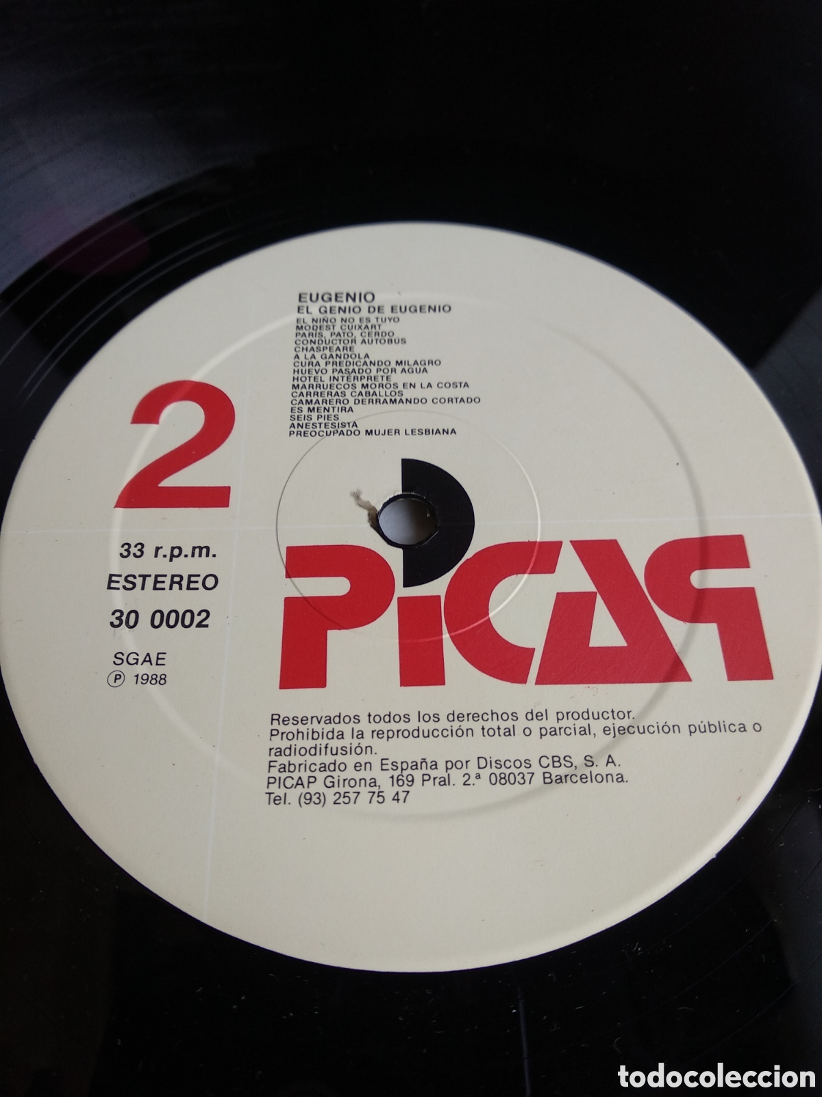 Discos de vinilo: *EL GENIO DE EUGENIO, SPAIN, PICAP, 1988, Z.2 - Foto 4