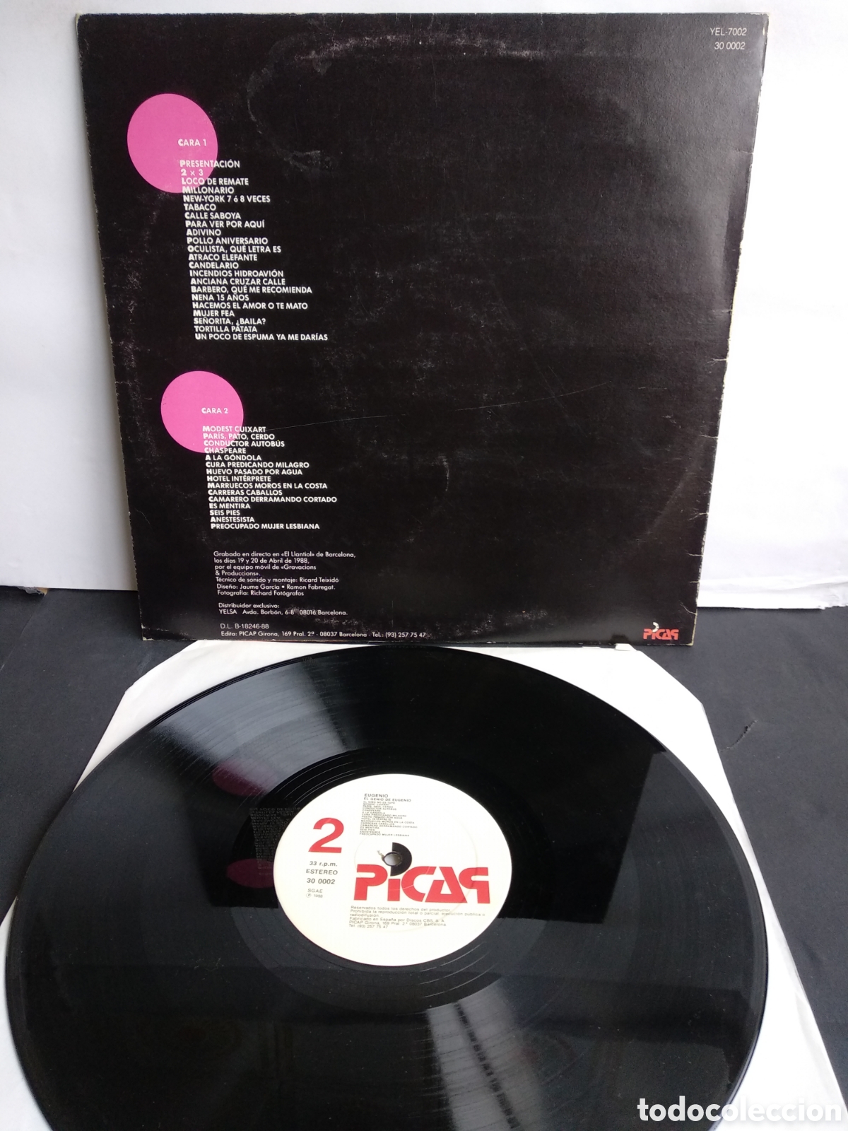 Discos de vinilo: *EL GENIO DE EUGENIO, SPAIN, PICAP, 1988, Z.2 - Foto 2