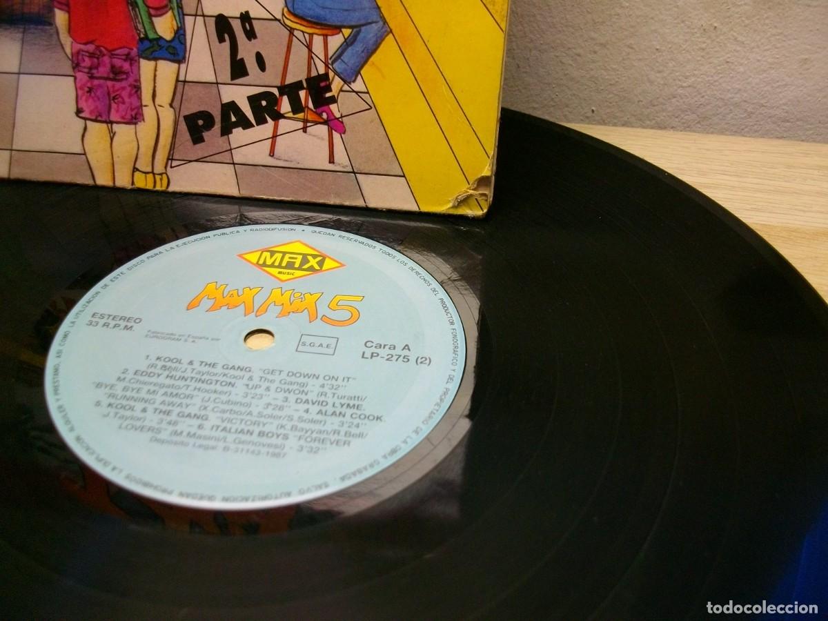 Discos de vinilo: MAX MIX 5 SEGUNDA PARTE 2 DISCOS LP - Foto 4