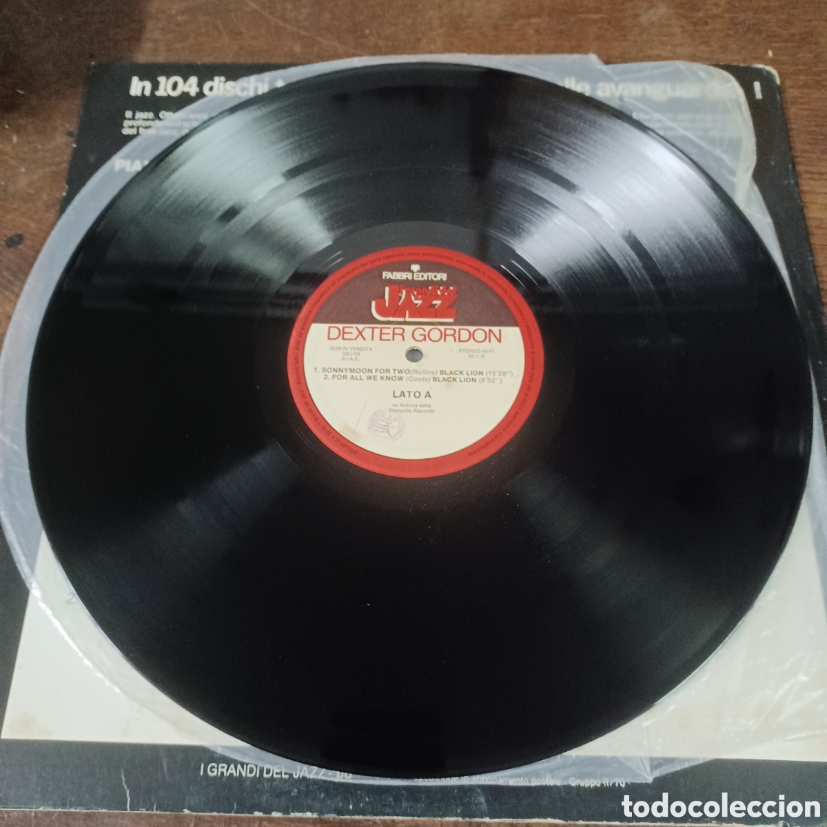 Discos de vinilo: DEXTER GORDON - I GRANDI DEL JAZZ - Foto 4