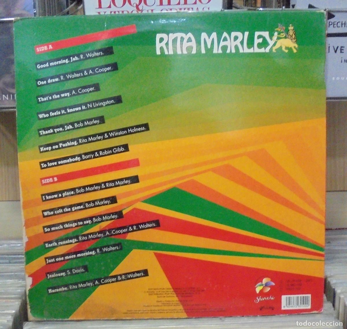 Discos de vinilo: Rita Marley. Greatest hits. Tabata 1983, ref. TB LP-102 -- LP - Foto 2