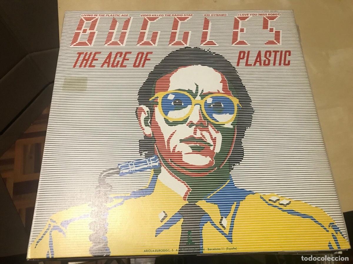 Discos de vinilo: BUGGLES - PLASTIC AGE LP ISLAND 1980 SYNTH POP NEW WAVE - Foto 1