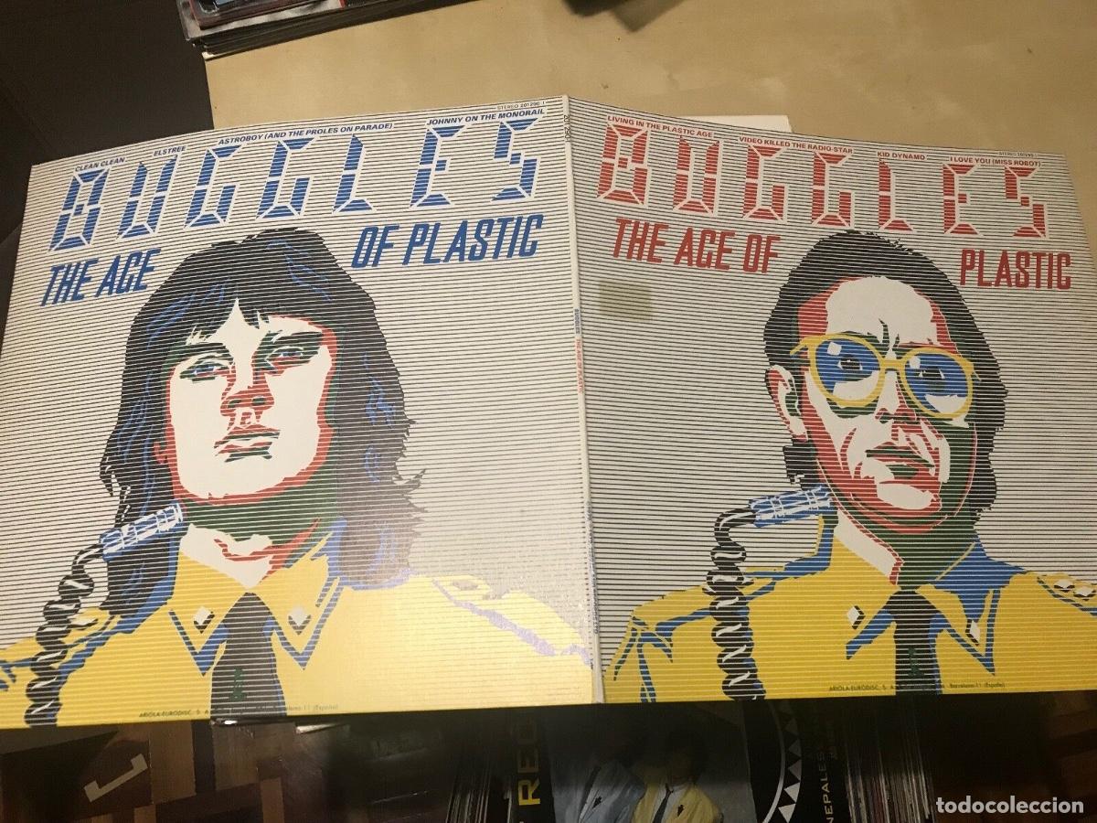 Discos de vinilo: BUGGLES - PLASTIC AGE LP ISLAND 1980 SYNTH POP NEW WAVE - Foto 2