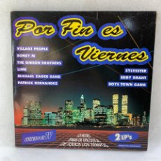 Discos de vinilo: LP - VINILO POR FIN ES VIERNES - DOBLE PORTADA - DOBLE LP - ESPAÑA - AÑO 1992. Lote 387165459