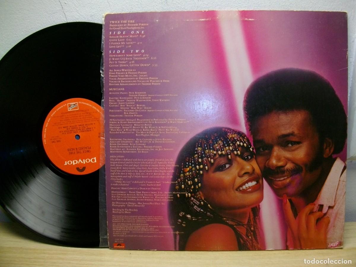 Discos de vinilo: Peaches & Herb &ndash; Twice The Fire LP - Foto 2