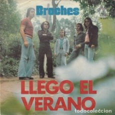 Discos de vinilo: BROCHES - LLEGO EL VERANO - SINGLE DE VINILO EN M MAYO FONOGRAFICA CS-8