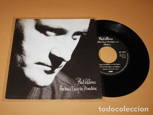Discos de vinilo: PHIL COLLINS - ANOTHER DAY IN PARADISE - SINGLE - 1989