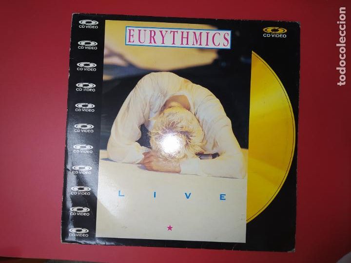 Discos de vinilo: RARO CD VIDEO EURYTHMICS LIVE - Foto 1