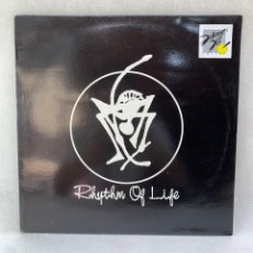 Discos de vinilo: MAXI SINGLE RHYTHM OF LIFE - KUBITAL FOOTSTORM - BÉLGICA - AÑO 1992