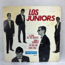 Discos de vinilo: EP LOS JUNIORS - LA CASA DEL SOL NACIENTE - ESPAÑA - AÑO 1965. Lote 387273064