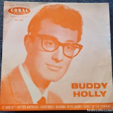 Discos de vinilo: BUDDY HOLLY EP UK 1959 IT'S DOESN'T MATTER ANYMORE - CORAL FEP-2032 TRICENTRE ROCK AND ROLL. Lote 387299804