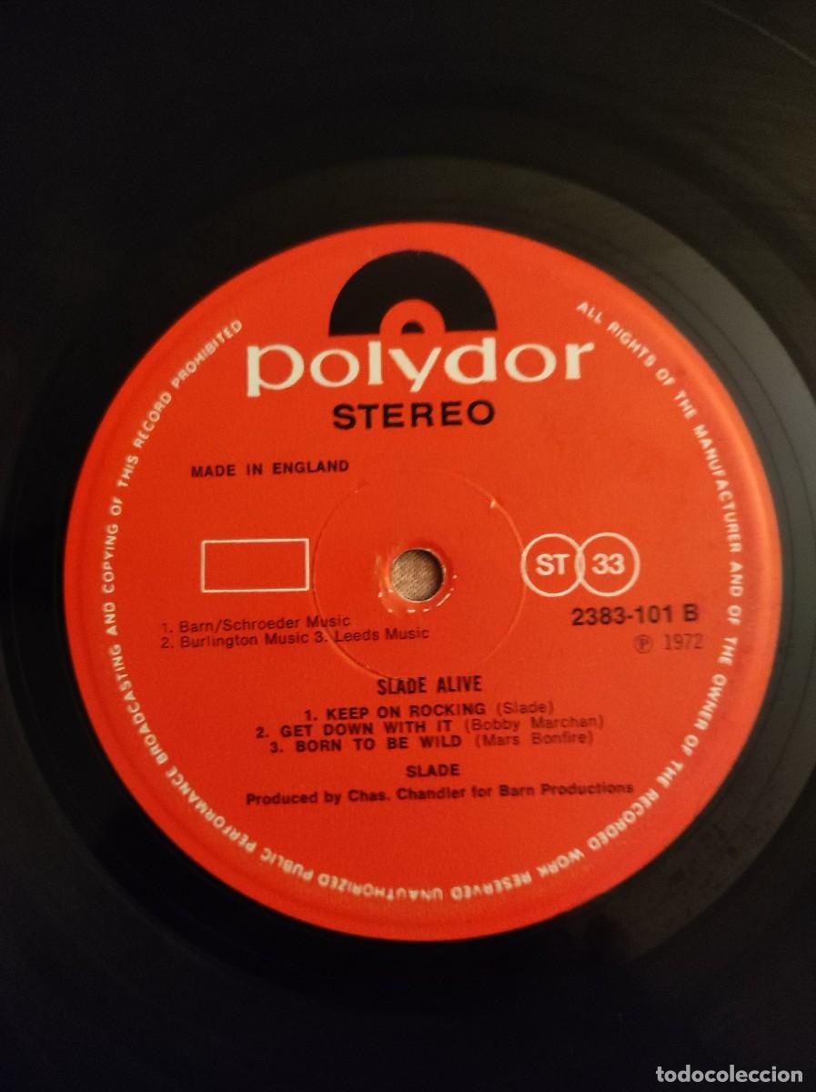 Discos de vinilo: Slade &ndash; Slade Alive! Label: Polydor &ndash; 2383 101 Format: Vinyl, LP - Foto 4