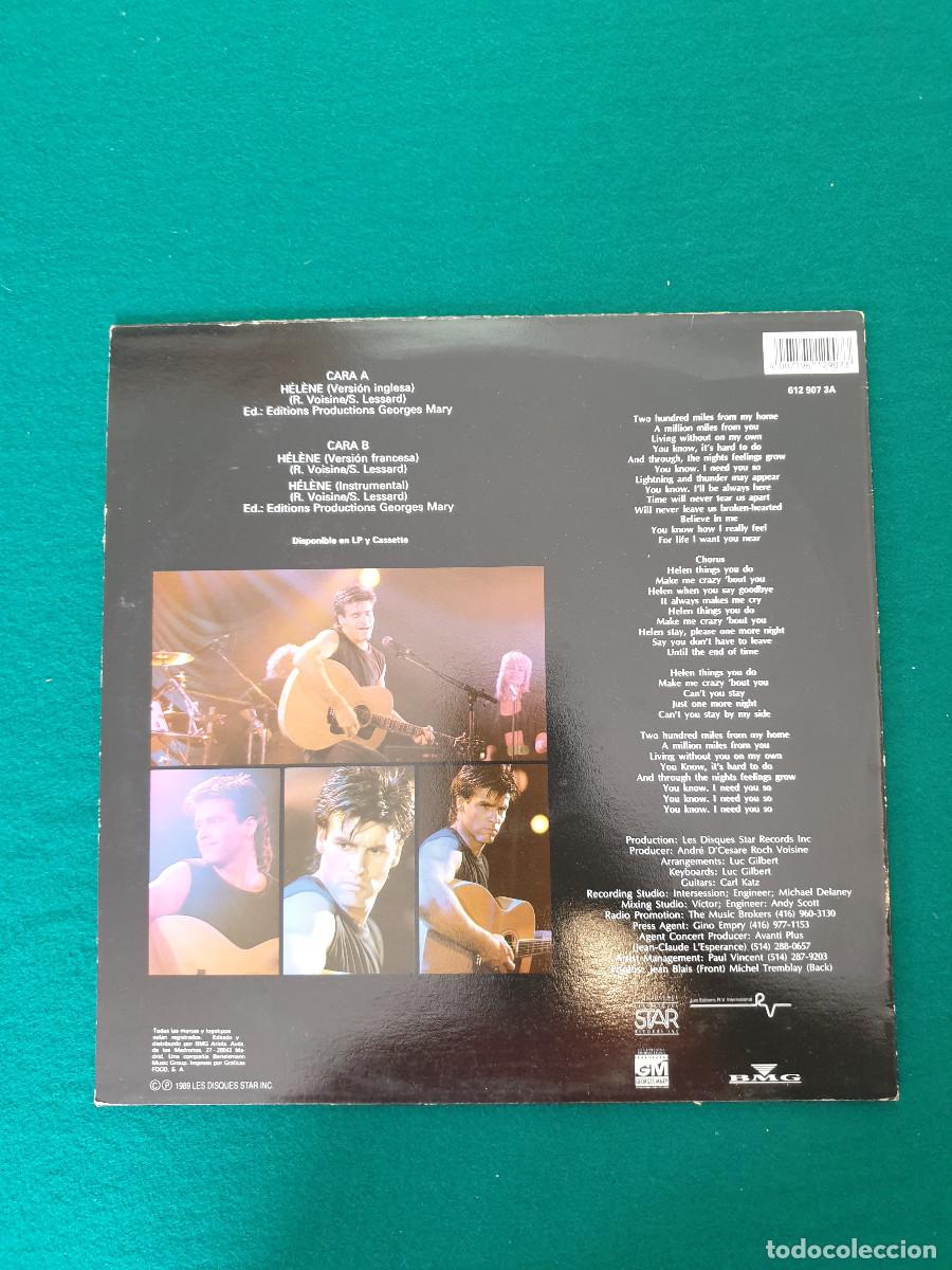 Discos de vinilo: Roch Voisine &ndash; H&eacute;l&egrave;ne - Foto 2