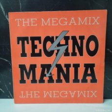 Discos de vinilo: TECHNO MANIA,THE MEGAMIX. Lote 387370539