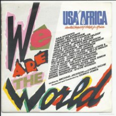 Dischi in vinile: MICHAEL JACKSON.- USA FOR AFRICA ‎,WE ARE THE WORLD SINGLECBS ‎– A 6112 ESPAÑA 1985