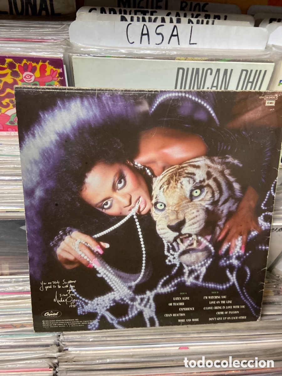 Discos de vinilo: Diana Ross, eaten alive - Foto 2
