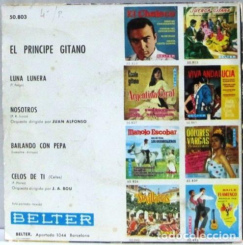 Discos de vinilo: EL PRINCIPE GITANO - BAILANDO CON PEPA - Y.....- SINGLE - Foto 2