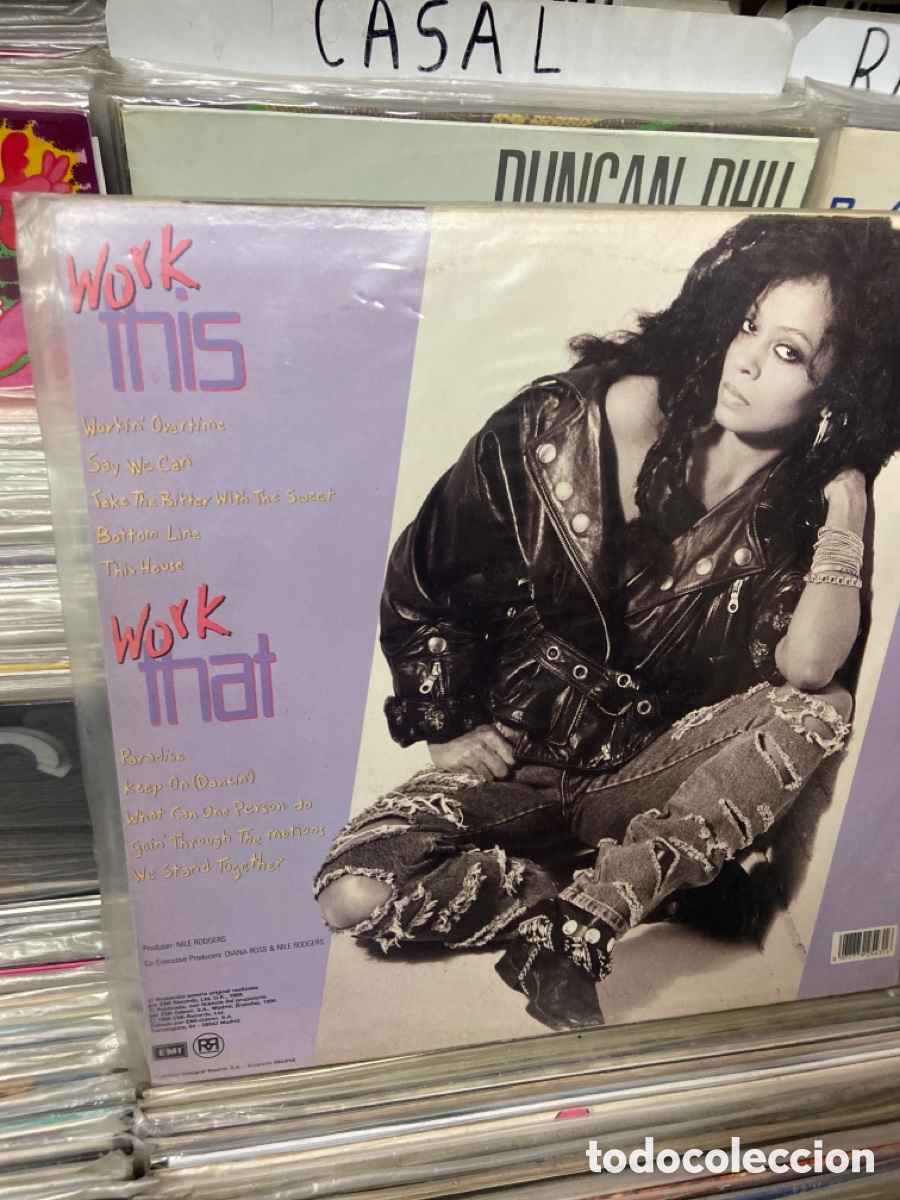 Discos de vinilo: Diana ross working overtime - Foto 2