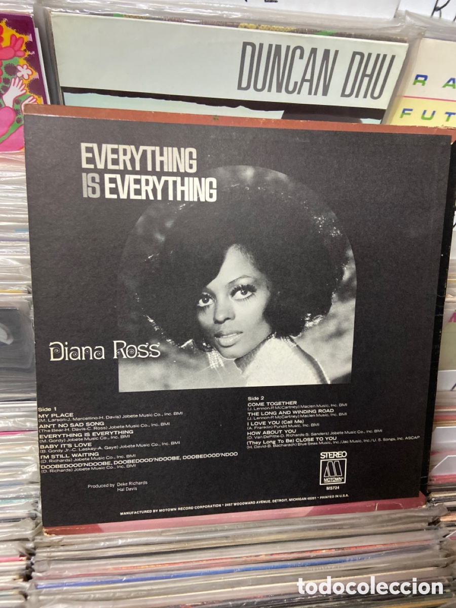 Discos de vinilo: Everything Is Everything Diana Ross - Foto 2