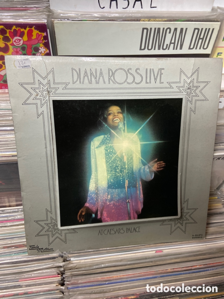 Discos de vinilo: Diana Ross, Live at caesar Palace - Foto 1