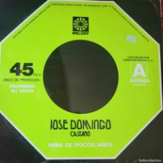 Discos de vinilo: JOSE DOMINGO CASTAÑO MAXI-SINGLE SELLO MELODY EDITADO EN ESPAÑA AÑO 1977 PROMOCIONAL... Lote 387436189
