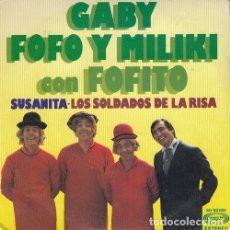 Discos de vinilo: LOS PAYASOS DE LA TELE GABY FOFO Y MILIKI - SUSANITA - SINGLE DE VINILO CS-8. Lote 387440774