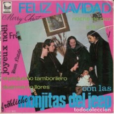 Discos de vinilo: LAS MONJITAS DEL JEEP - EL PEQUEÑO TAMBORILERO - EP DE VINILO CS-8. Lote 387448534