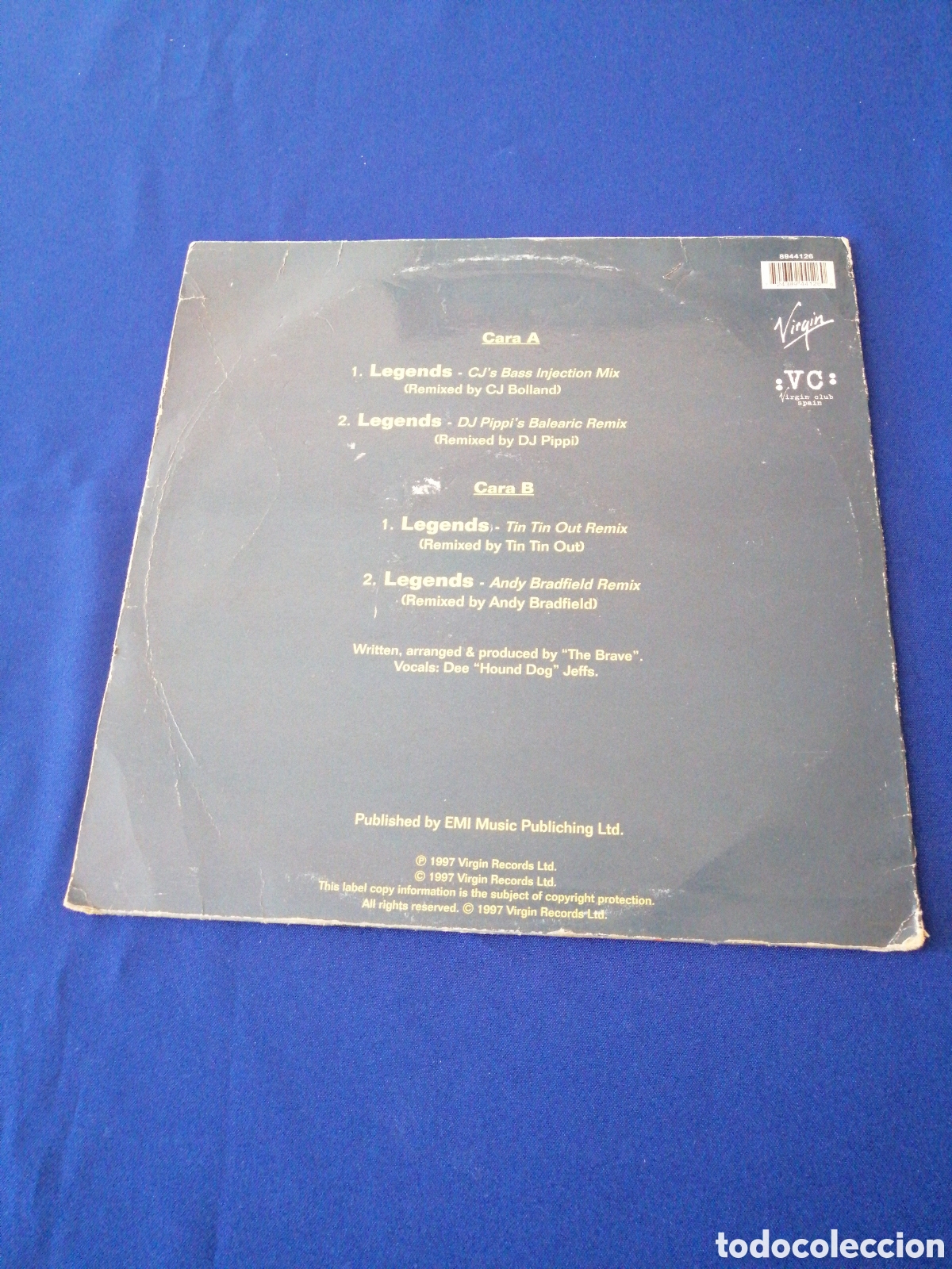 Discos de vinilo: SACRED SPIRIT LEGENDS- LEE VAQUEROS-DISCO - Foto 2