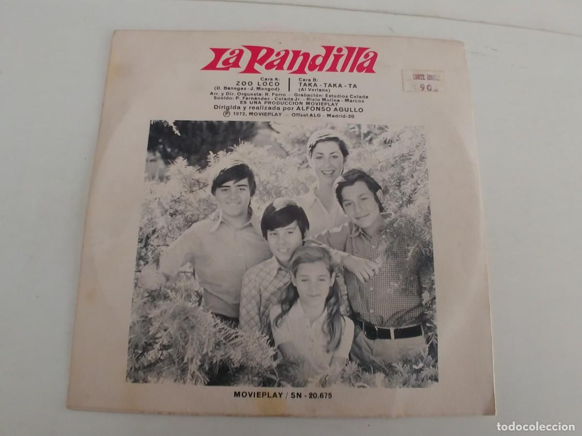 Discos de vinilo: LA PANDILLA-SINGLE ZOO LOCO - Foto 2