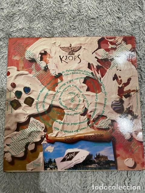 Discos de vinilo: PEOR IMPOSSIBLE - KEOPS - MAXI SINGLE - Foto 2