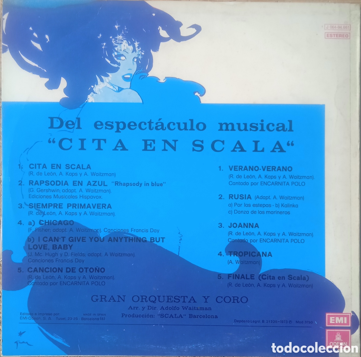 Discos de vinilo: Disco de vinilo Cita En Scala - Foto 2
