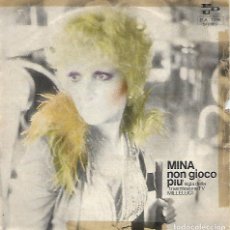 Discos de vinilo: MINA - NON GIOCO PIU / LA SCALA BUIA - EMI - 1974. Lote 387501709