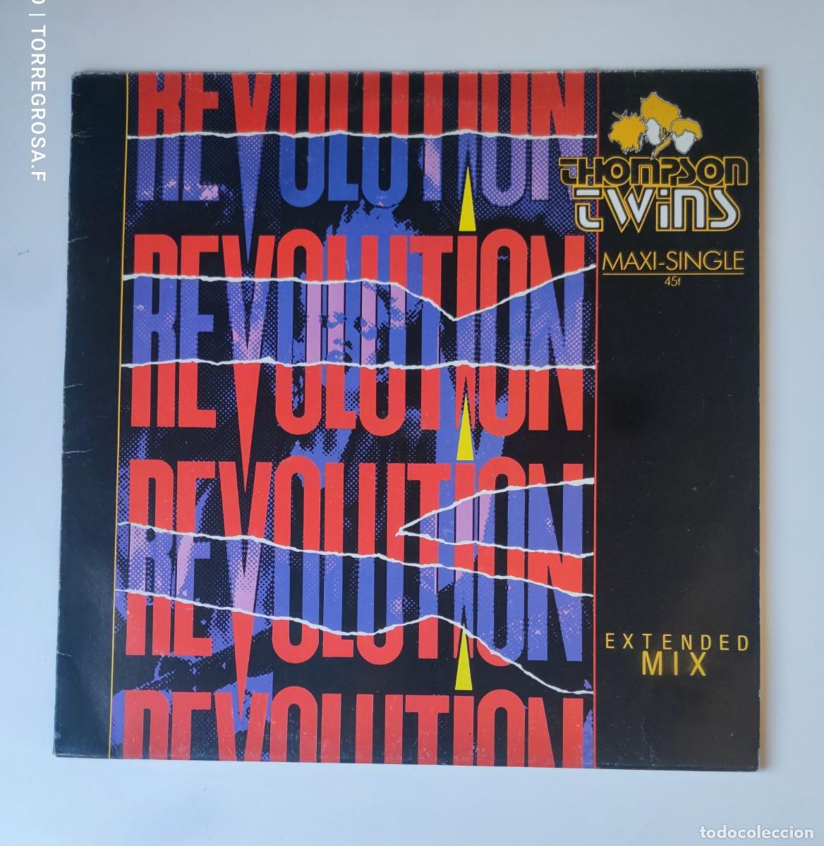 Discos de vinilo: THOMPSON TWINS (REVOLUTION) 1986 DISCO VINILO MAXI SINGLE - Foto 1