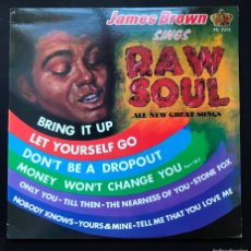 Discos de vinilo: JAMES BROWN - RAW SOUL - LP REEDICION - POLYDOR