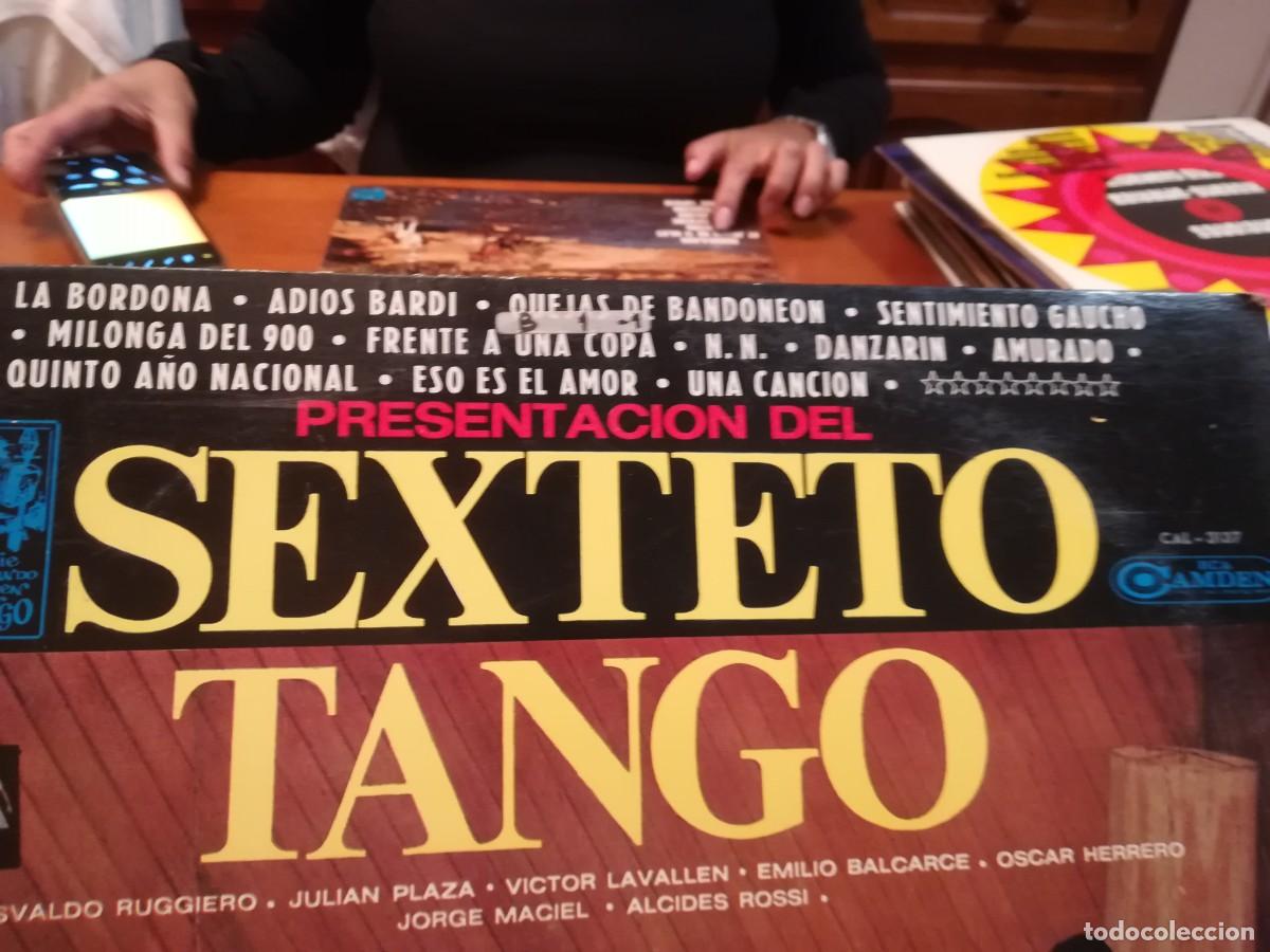 Discos de vinilo: PRESENTACION DEL SEXTETO TANGO / R-1 / CAMDEN - Foto 2
