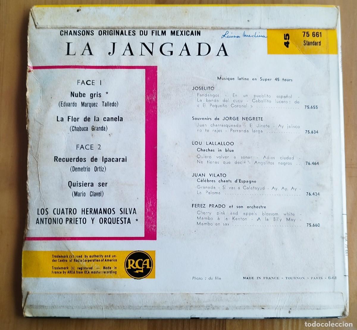 Discos de vinilo: VINILO SINGLE 45 RPM LA JANGADA RCA - Foto 2