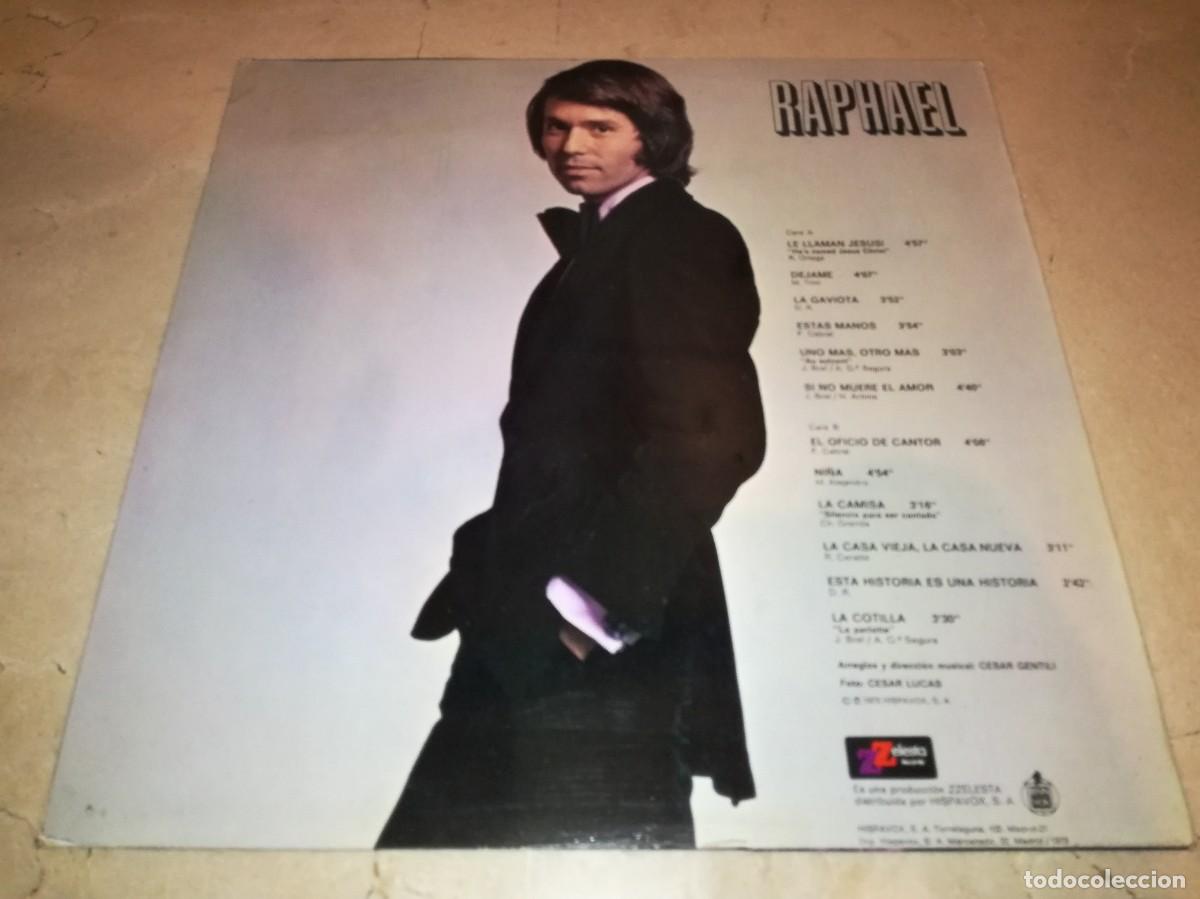 Discos de vinilo: RAPHAEL-LE LLAMAN JESUS-ORIGINAL A&Ntilde;O 1973 - Foto 2
