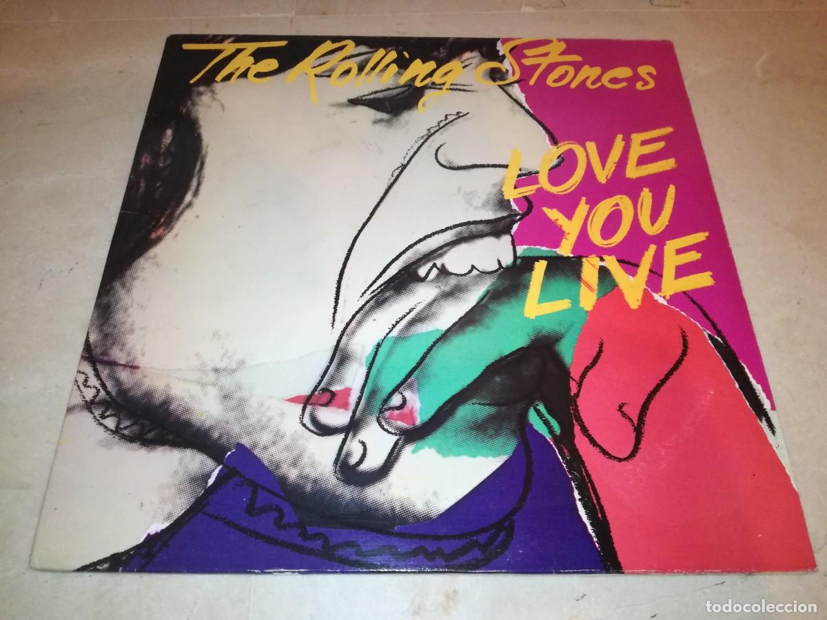 Discos de vinilo: THE ROLLING STONES-LOVE YOU LIVE-DOBLE LP-EDICION ESPA&Ntilde;OLA