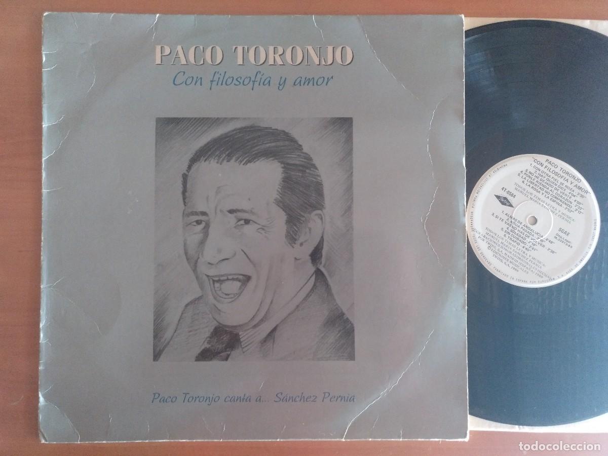 Discos de vinilo: PACO TORONJO CON FILOSOFIA Y AMOR LP - Foto 1