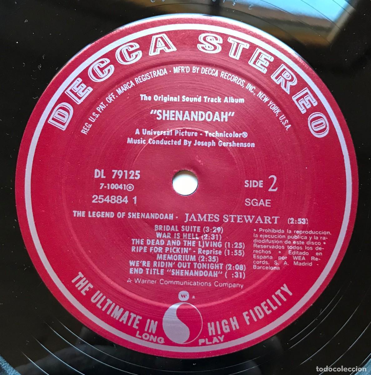 Discos de vinilo: JOSEPH GERSHENSON - Shenandoah - LP 1987 - DECCA - Foto 3