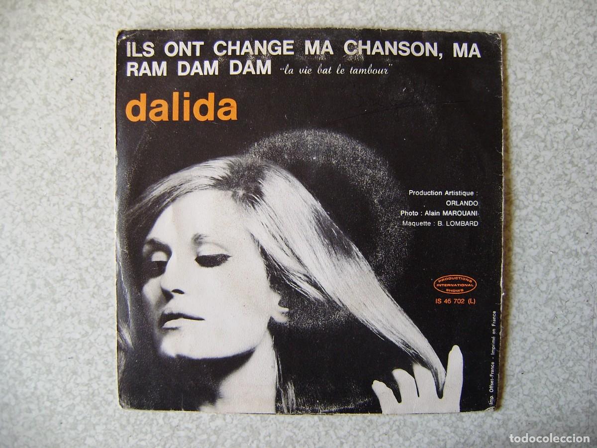Discos de vinilo: DALIDA. ILS 0NT CHANGE MA CHANSON,MA + 1 - Foto 2