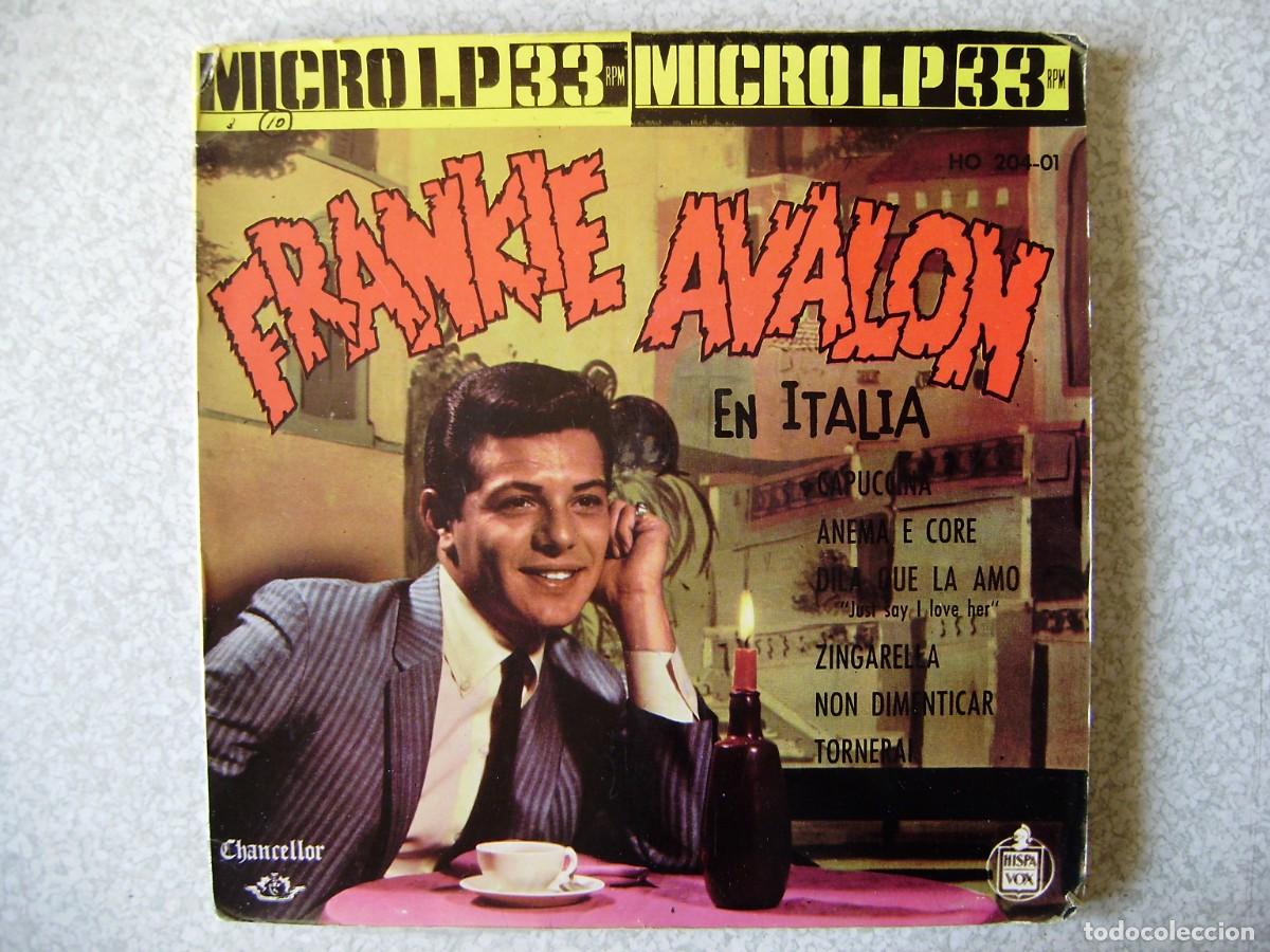 Discos de vinilo: FRANKIE AVALON EN ITALIA.CAPUCCINA + 5 - Foto 1