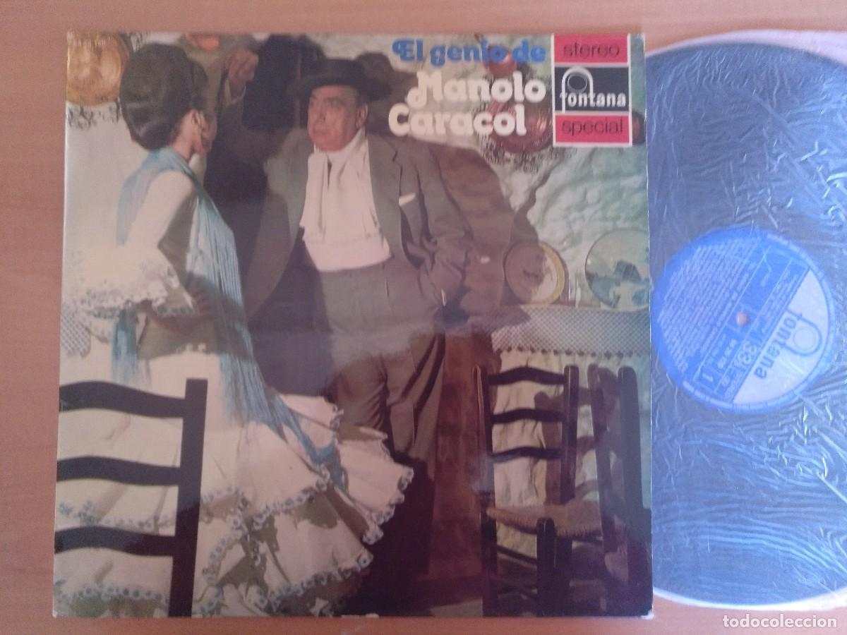 Discos de vinilo: MANOLO CARACOL LP EL GENIO DE - Foto 1