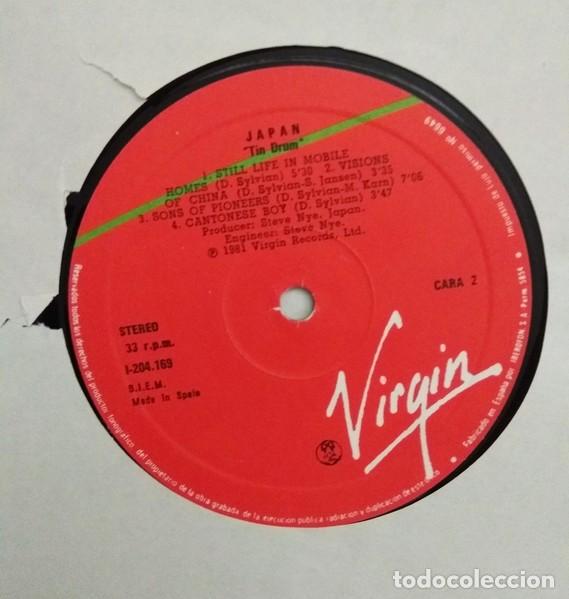 Discos de vinilo: Japan &ndash; Tin Drum-SPAIN-1982-LP - Foto 3
