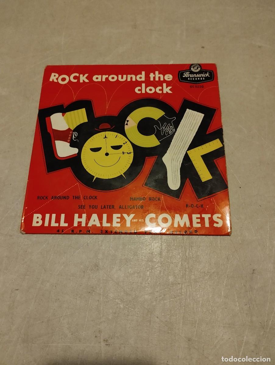 Discos de vinilo: Bill Halley EP Rock Around The Clock Uk. - Foto 1