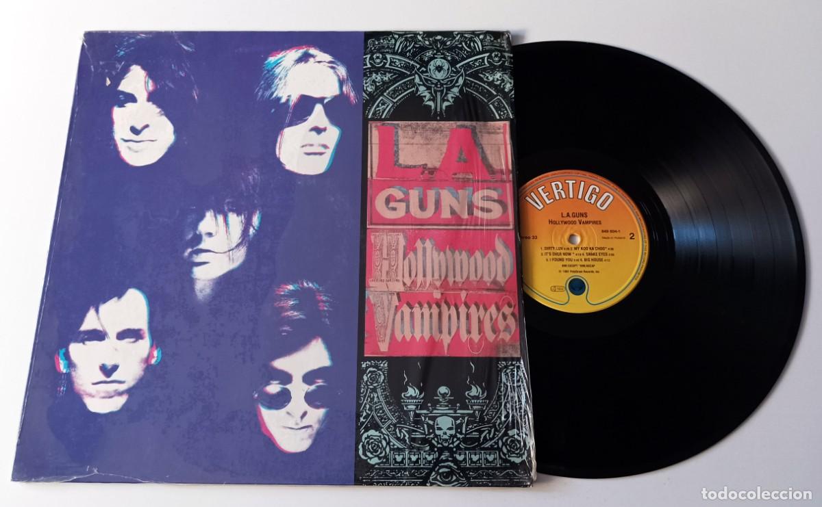 Discos de vinilo: LP L.A. GUNS - HOLLYWOOD VAMPIRES - Foto 3