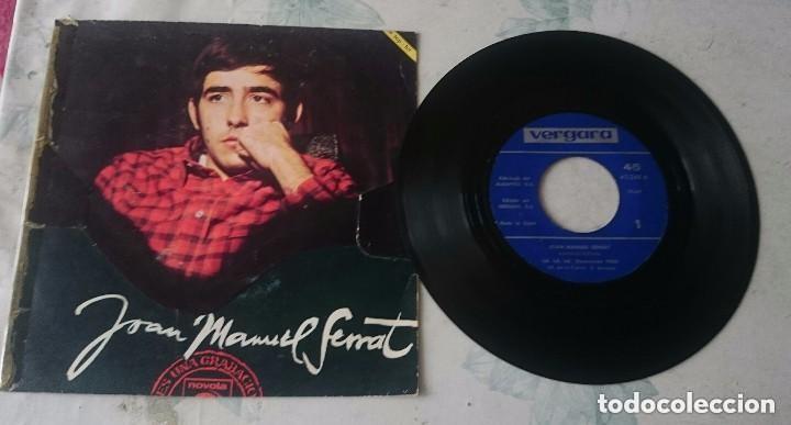 Discos de vinilo: Serrat LA LA LA en Italiano single vinilo - Foto 1
